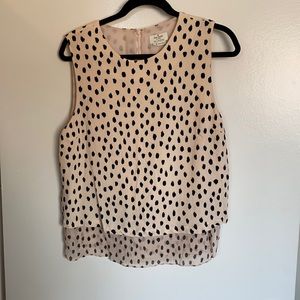 NWOT Kate Spade Polka Dot Top